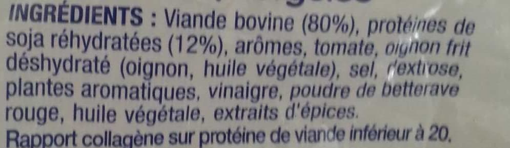 Le prix gagnant Hache au boeuf pour Bolognaise packshot