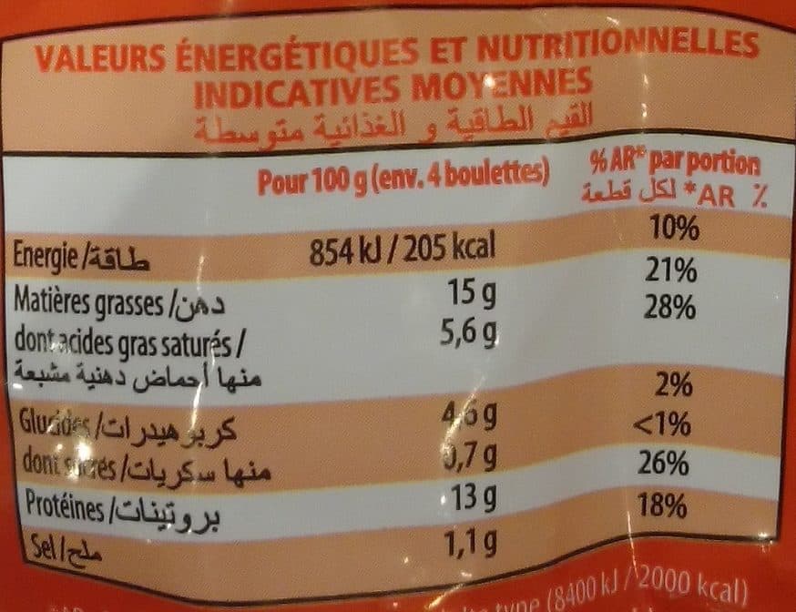 Sans Marque 30 Boulettes Kefta aux Épices Halal Surgelées packshot