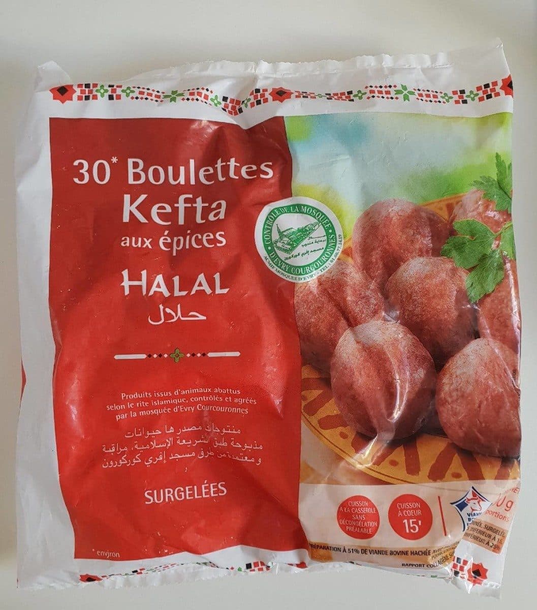 Open Food Facts 30 boulettes kefta aux épices packshot