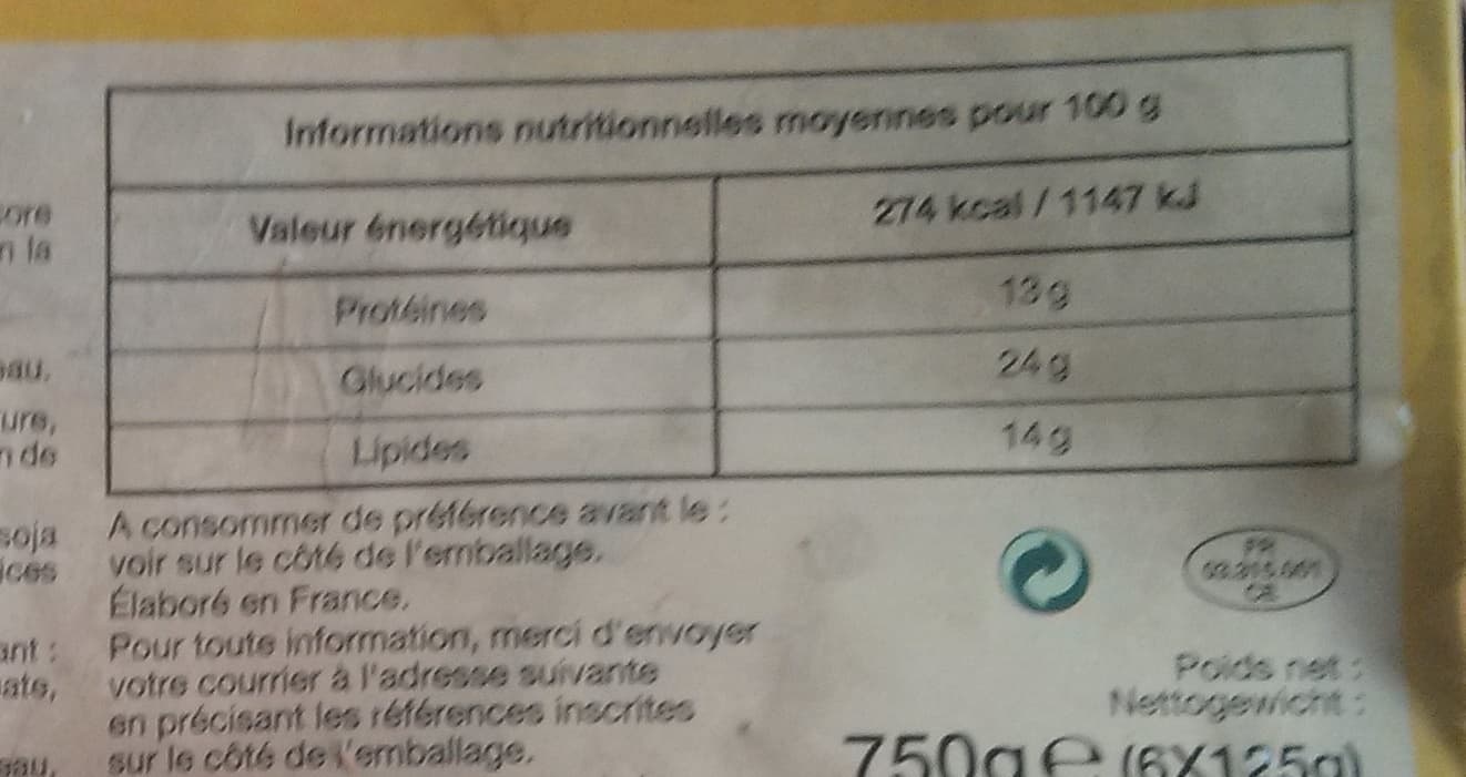 Leader Price 6 cheeseburgers surgelés packshot