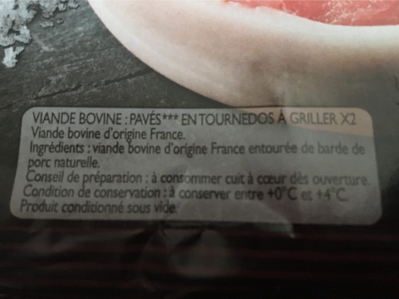 Leader Price Pavé tournedos packshot
