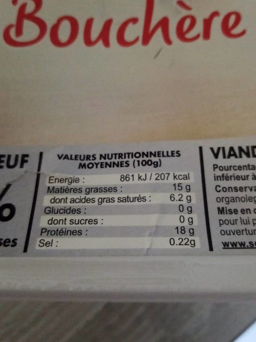 Socopa Steack haché facon bouchère packshot