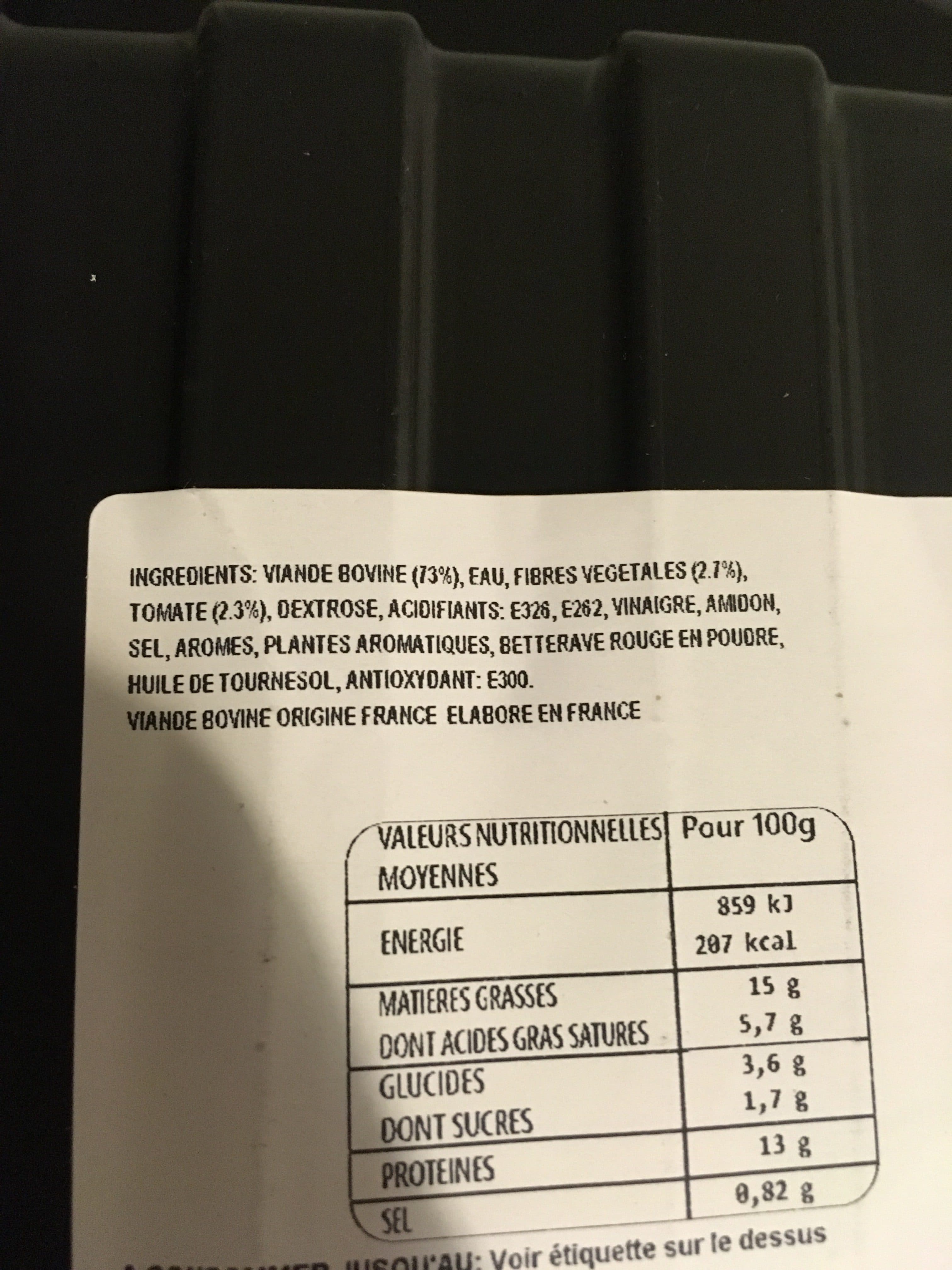 Socopa Viande hachée bolognaise 15% MG Socopa packshot