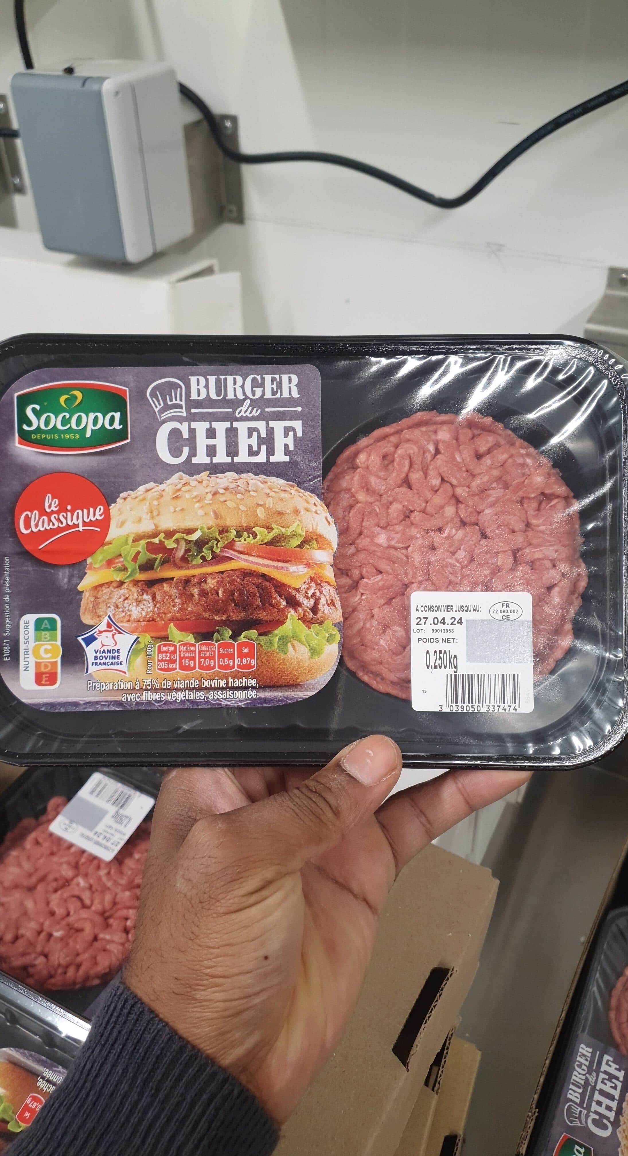 Socopa Burger du chef packshot