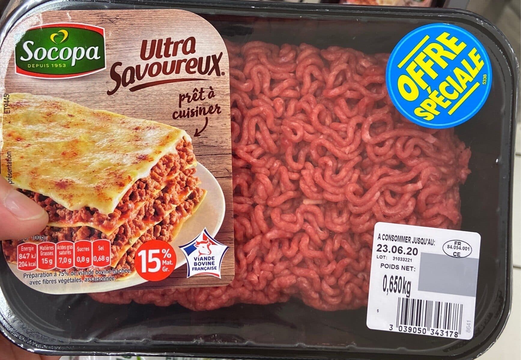 Socopa Haché l'Ultra Tendre packshot
