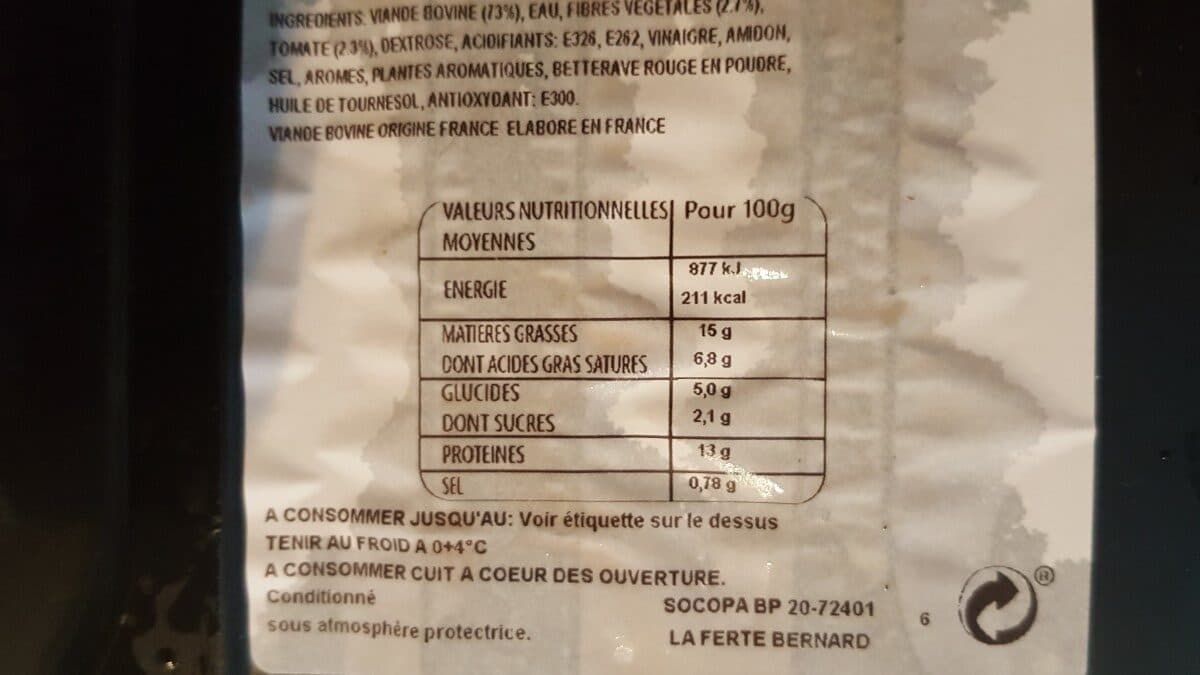 Socopa Haches L'ultra Tendre de Boeuf a la Bolognaise packshot