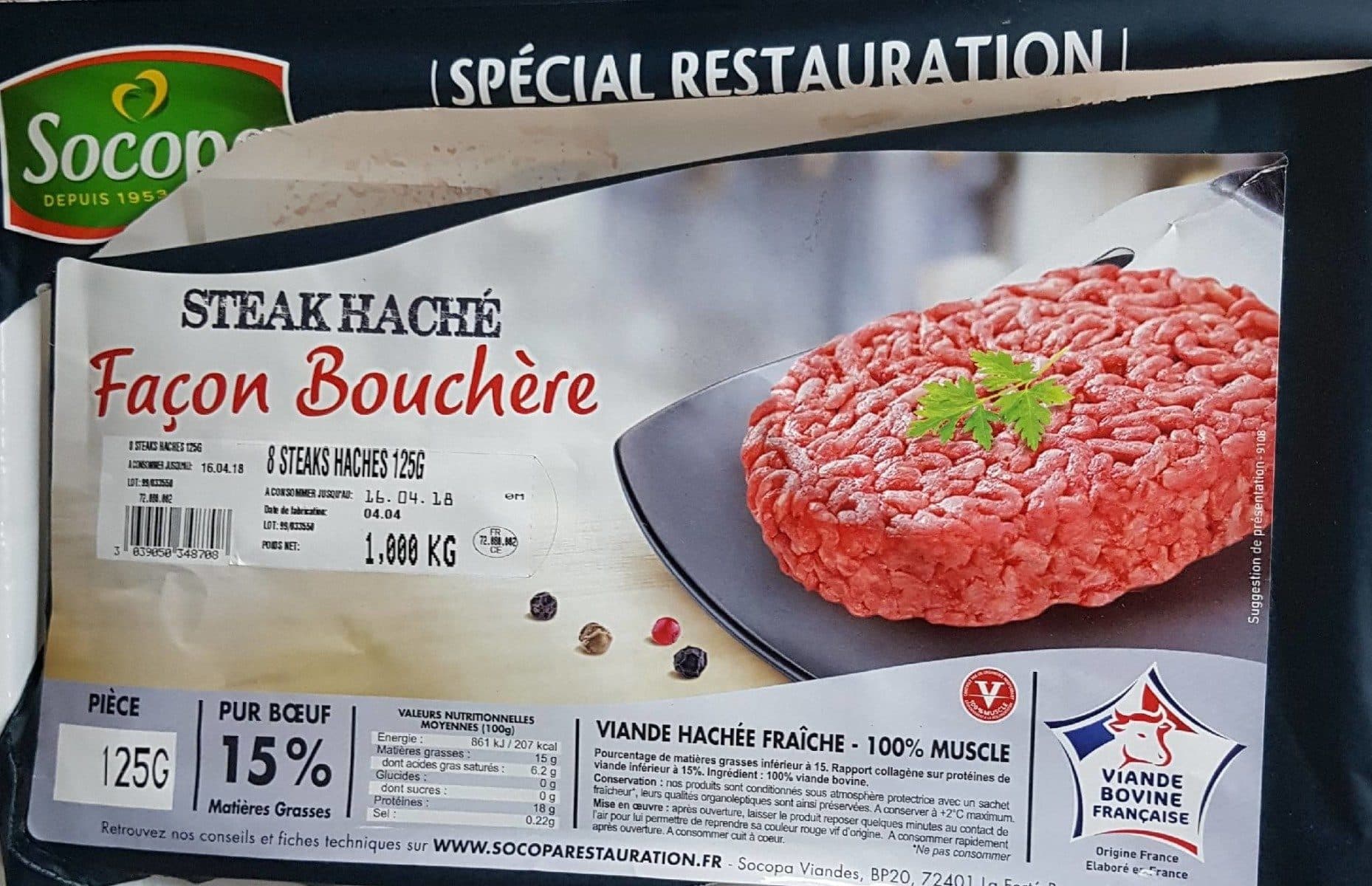 Socopa Steak haché packshot