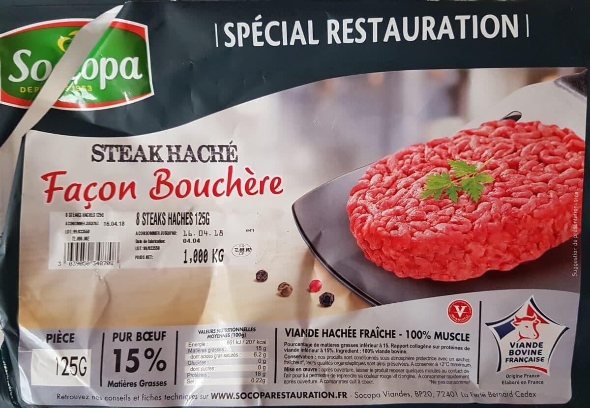 Socopa Steak haché packshot