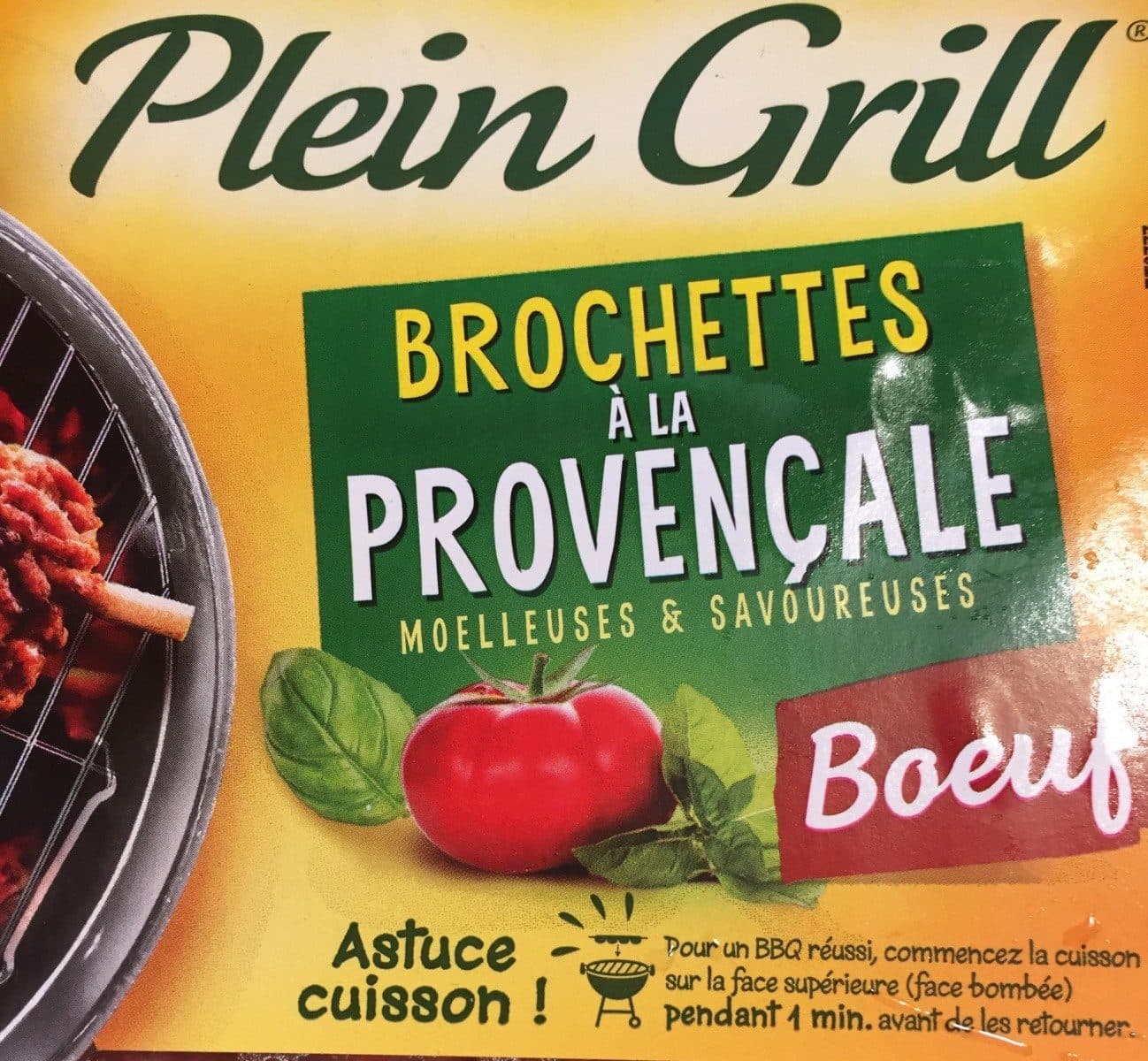 Open Food Facts Brochettes à la provencale boeuf packshot
