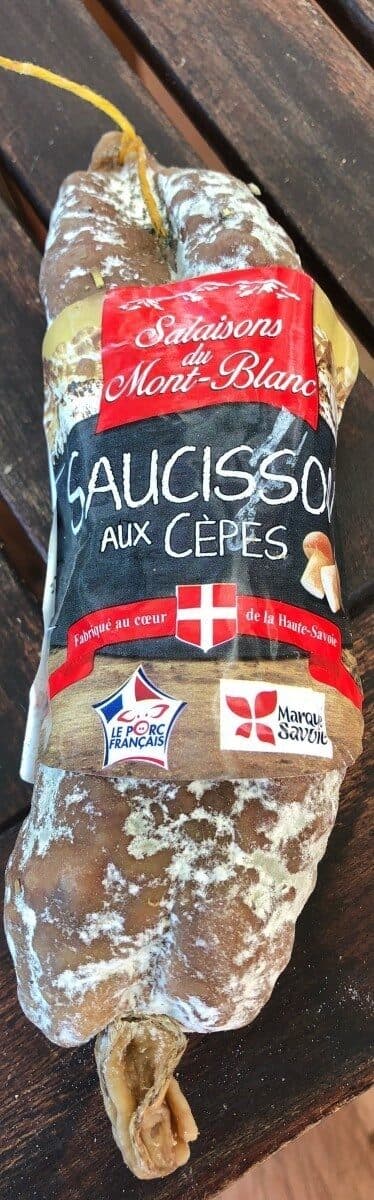 Open Food Facts Saucisson aux cepes packshot