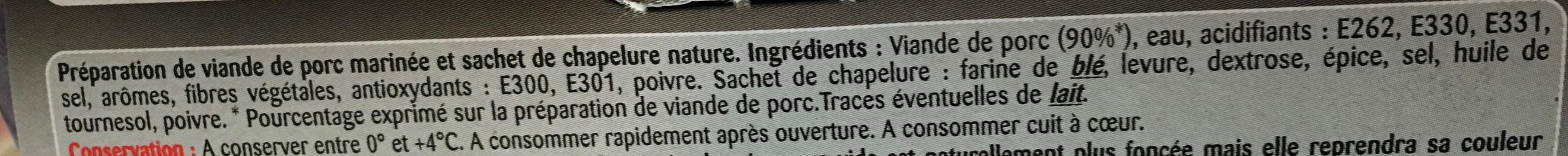 Socopa L'Absolu (kit pour 2 escalopes de porc panées nature) packshot