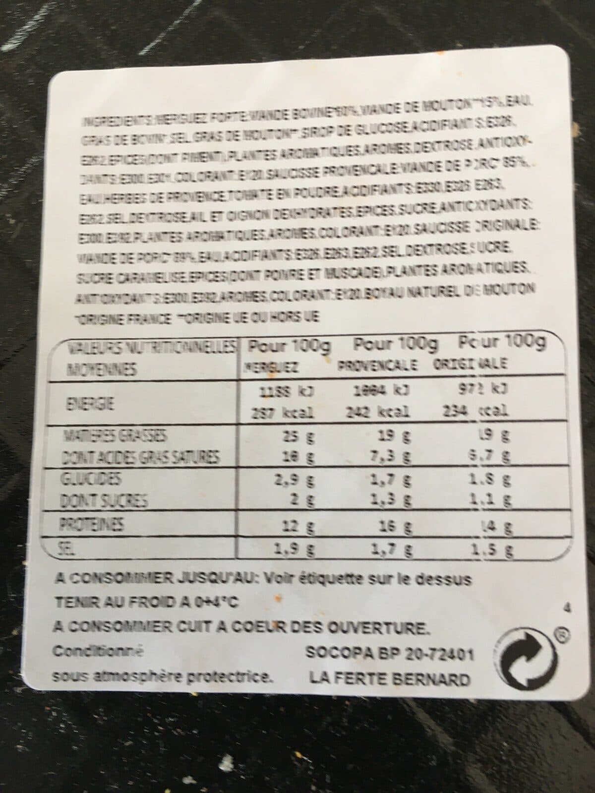 Socopa Cap saveurs mini saucisses packshot