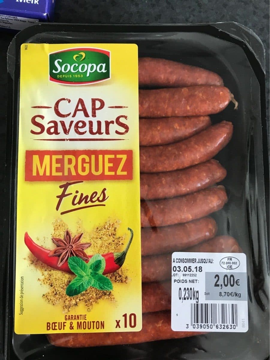 Socopa Merguez cap saveurs packshot