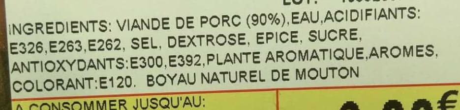 Socopa Façon Charcutière Chipolatas packshot