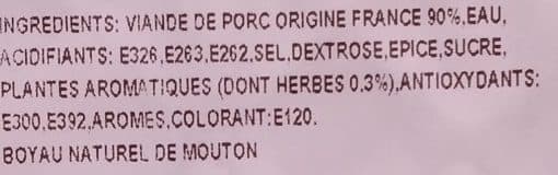 Socopa Chipolatas aux Herbes Façon Charcutière packshot