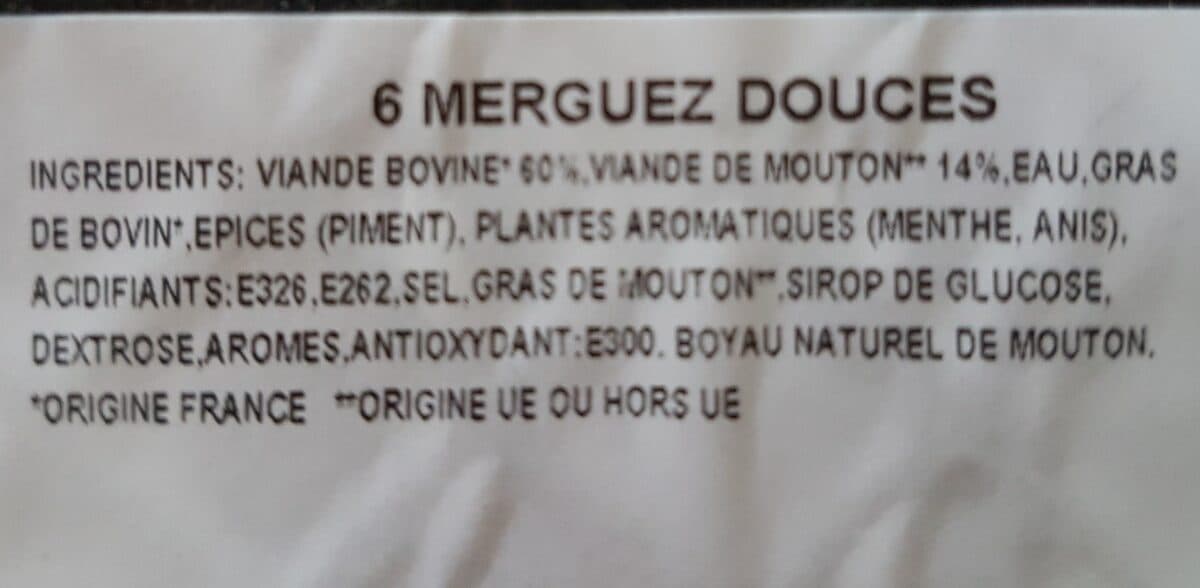 Socopa Merguez packshot