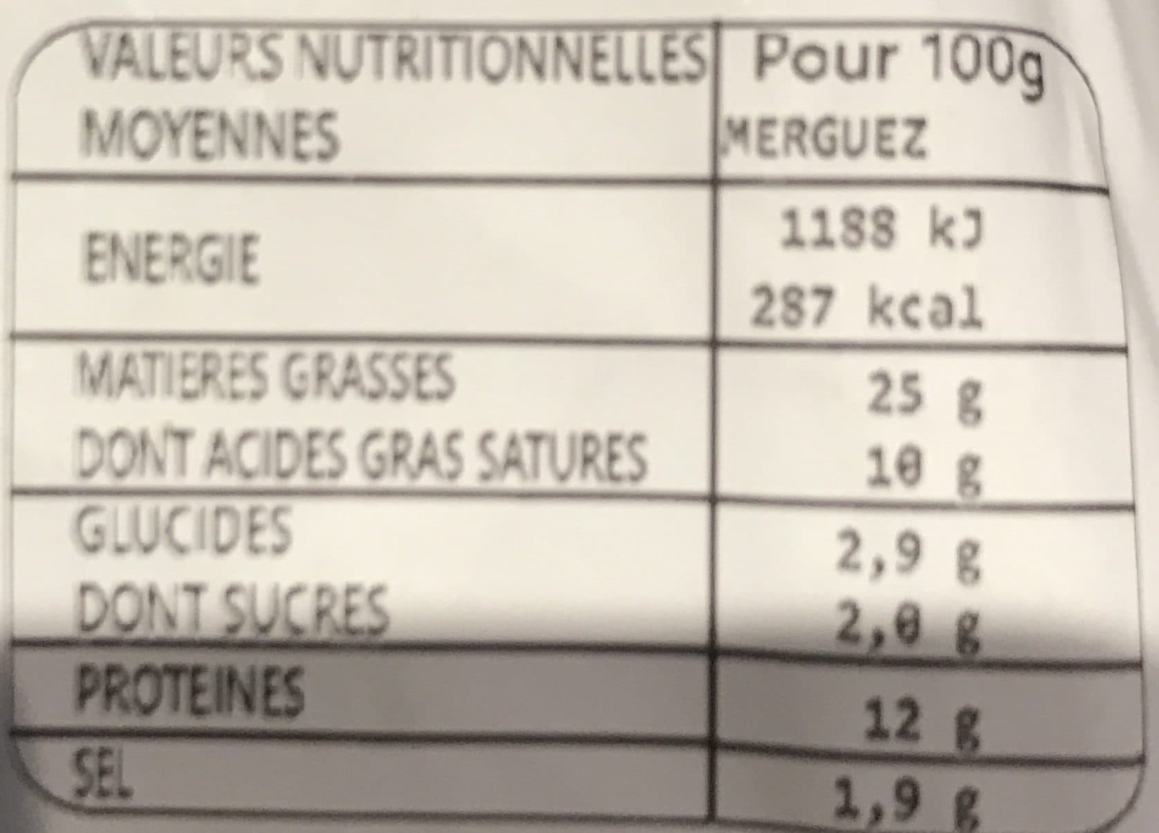 Socopa 4 Merguez Véritables Boeuf De Mouton packshot