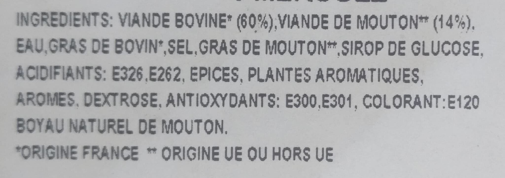 Charal 6 Véritables Merguez, 330 Grammes, Marque Charal packshot