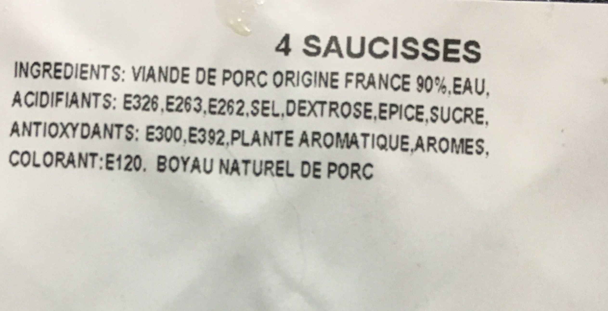 Socopa Saucisse De Toulouse Façon Charcutière packshot