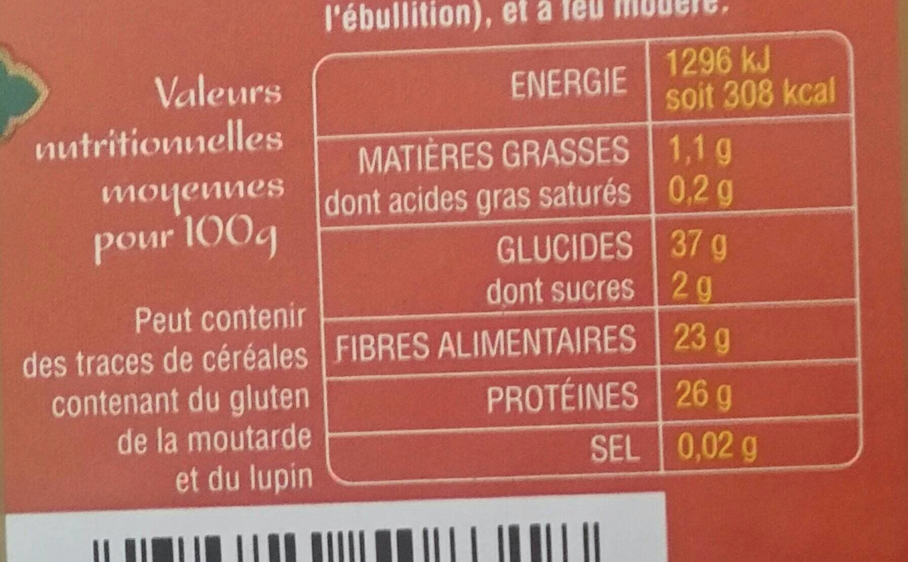 ISIA Lentilles blondes packshot