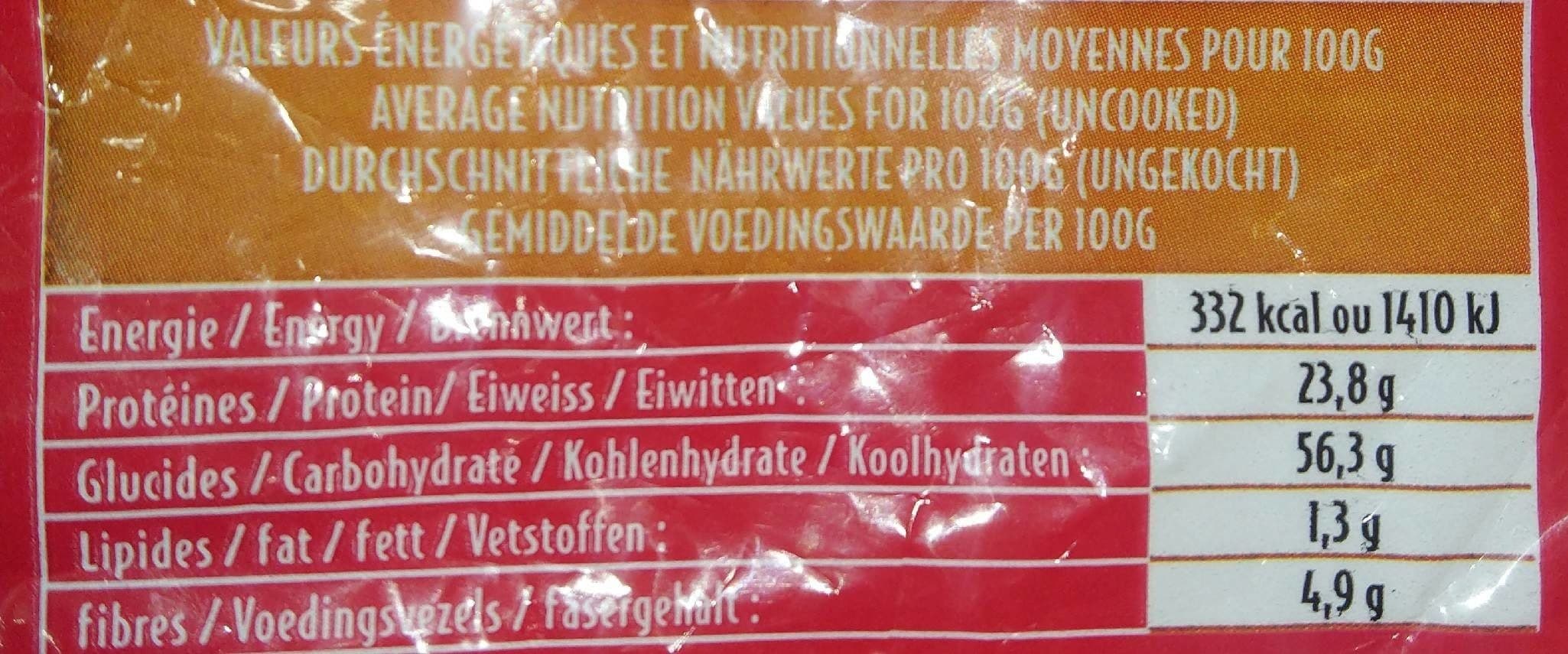 Open Food Facts 2,5 KG Lentilles Corail packshot