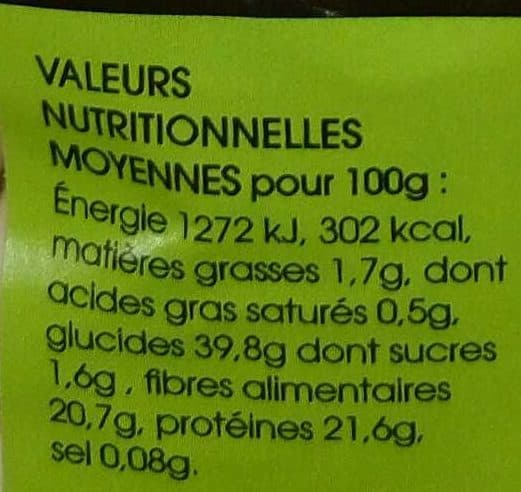 Vivien Paille Haricots géants packshot