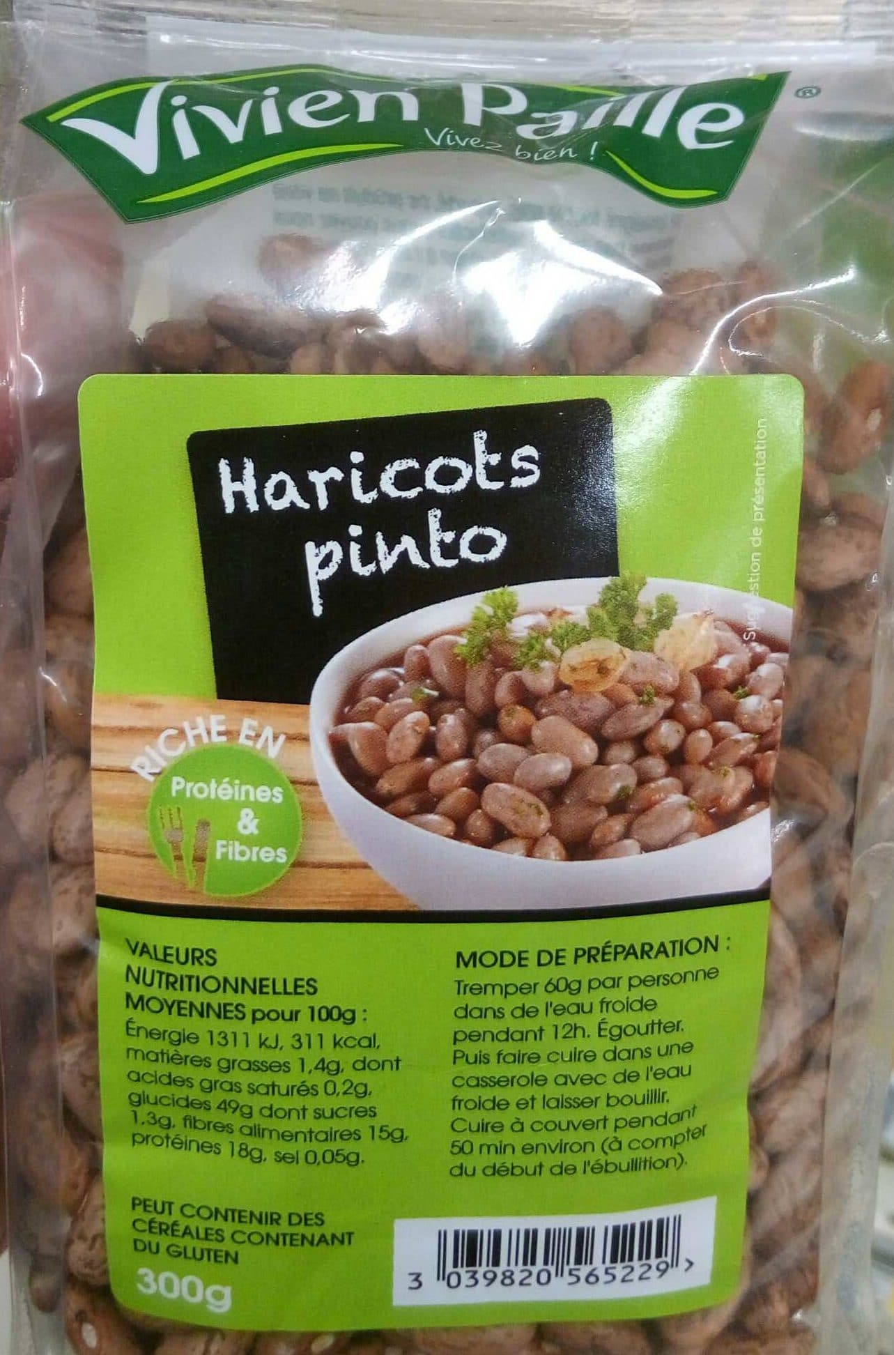 Vivien Paille Haricots pinto packshot