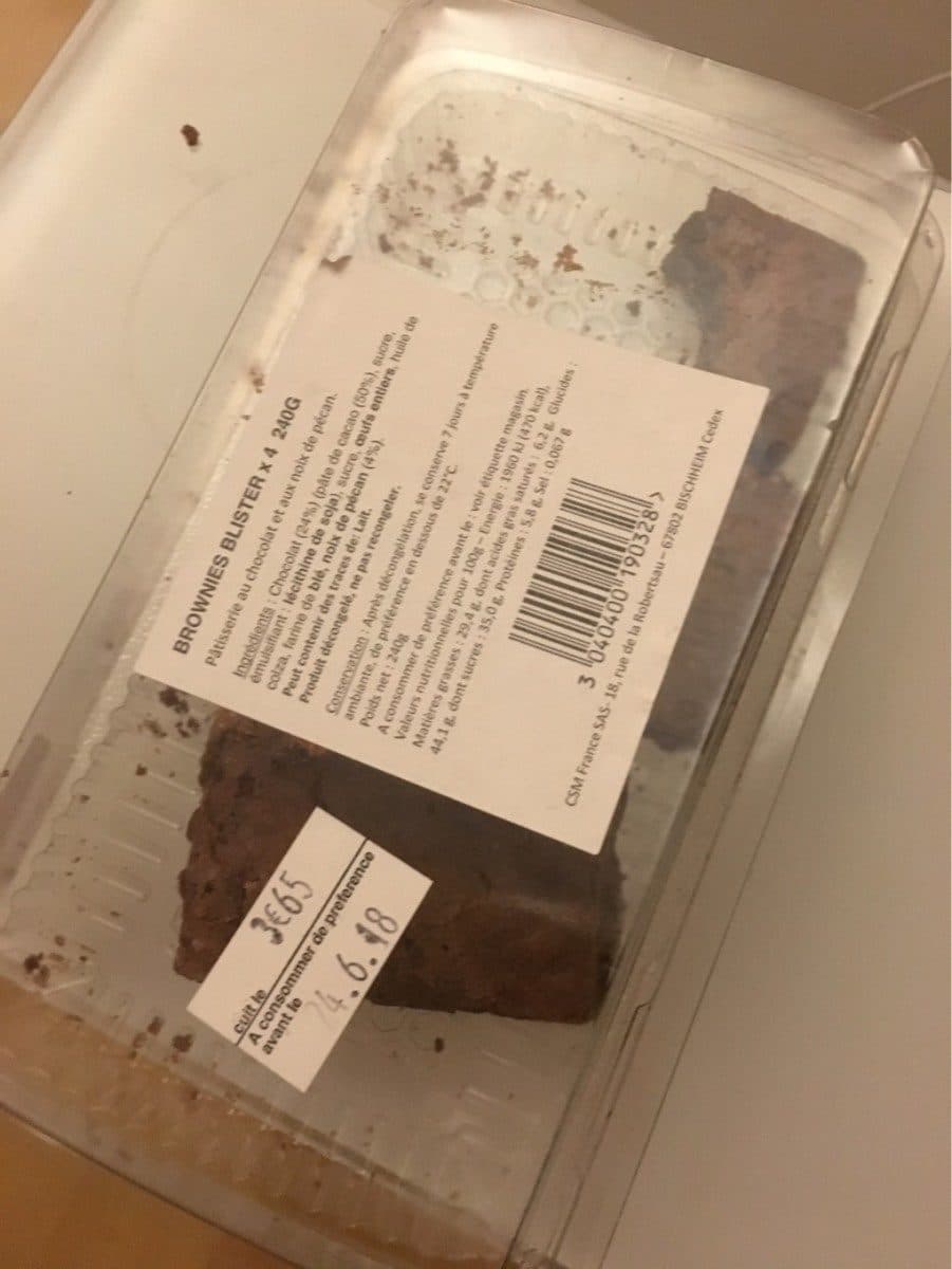 Open Food Facts Brownies Blister packshot