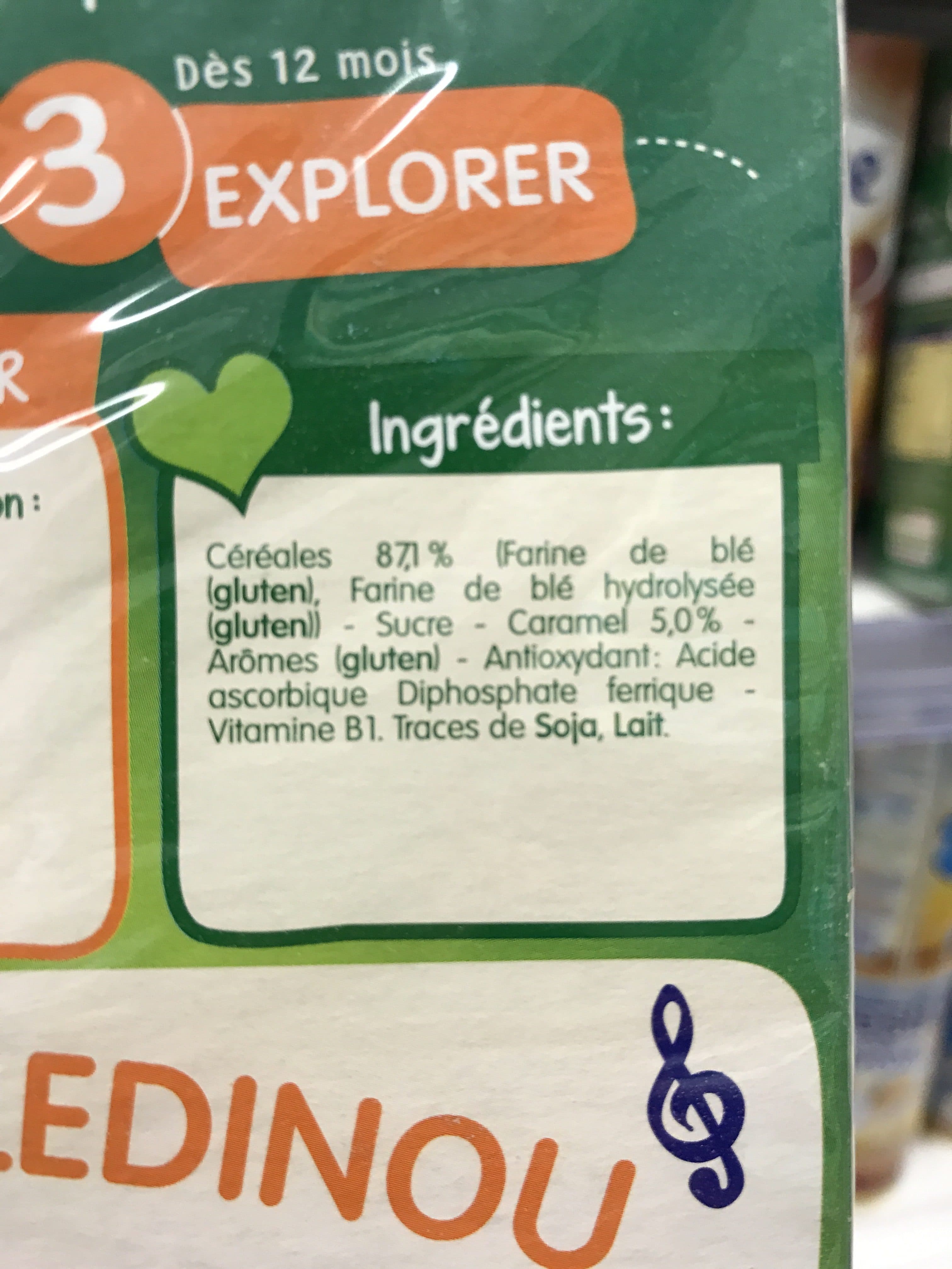 Bledina 500G Bledine Caramel Et Lait Bledina packshot