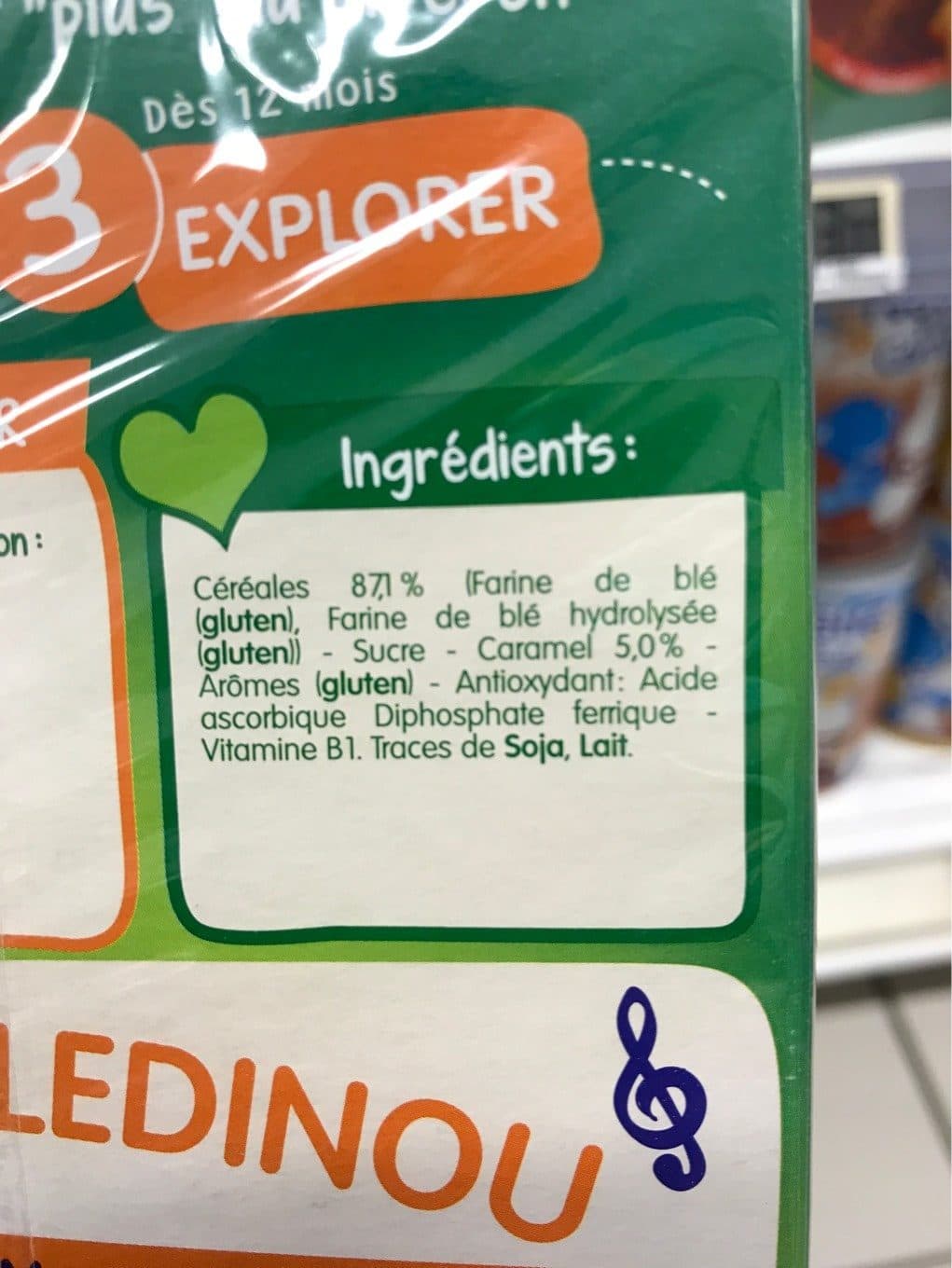 Bledina 500G Bledine Caramel Et Lait Bledina packshot