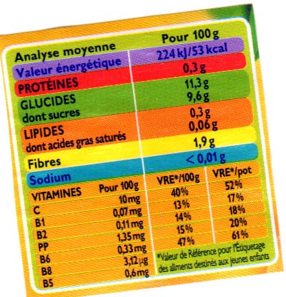 Blédina Cocktail de fruits packshot