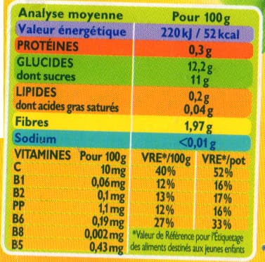 Blédina Compote pomme coing packshot