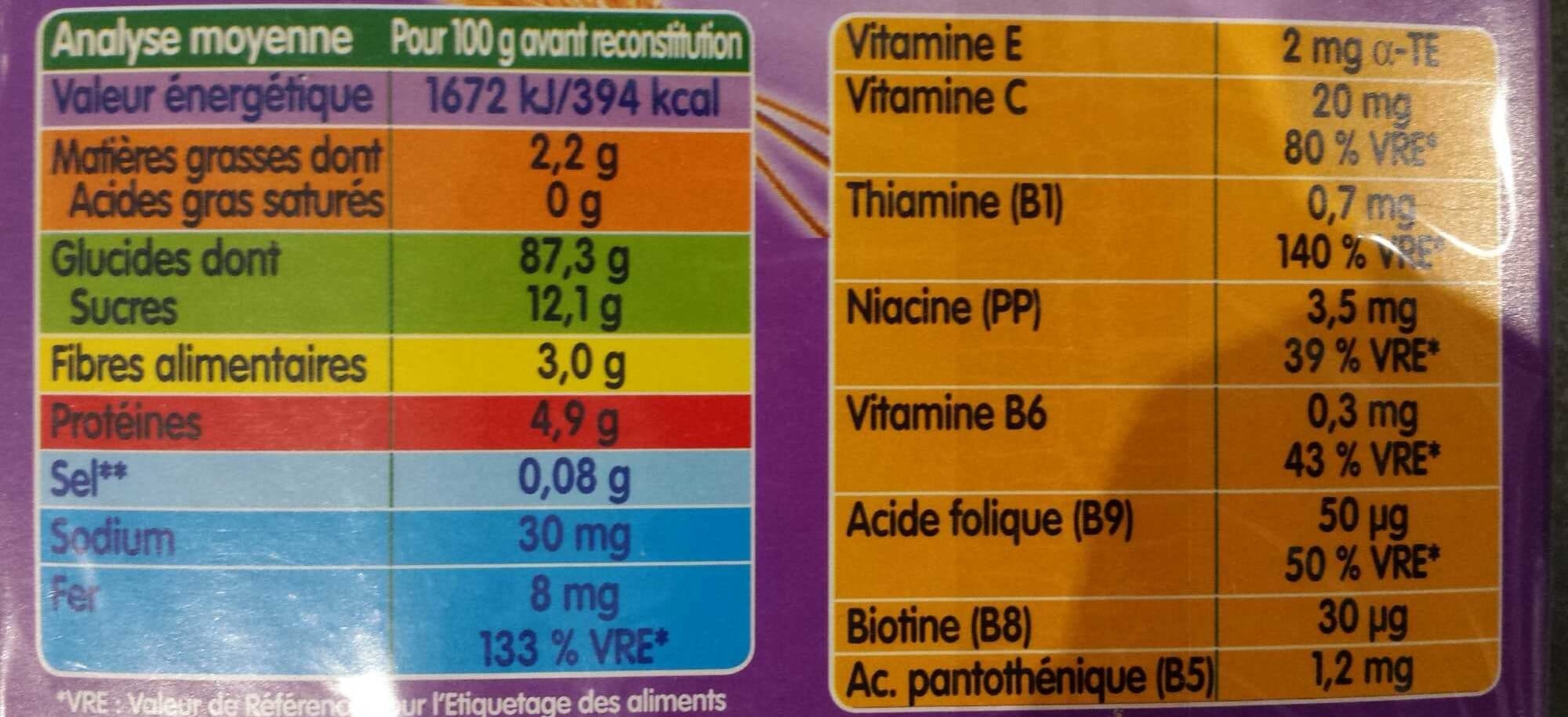 BLÉDINA BLÉDÎNER Céréales pour bébé aux légumes packshot