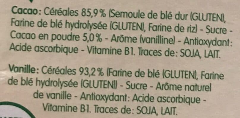 Bledine BLEDINE DOSETTES 12x20g Vanille / Cacao Dès 6 mois packshot