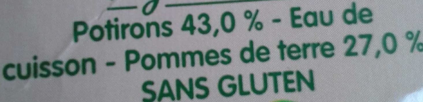 Blédina Mon 1er petit pot Potirons packshot
