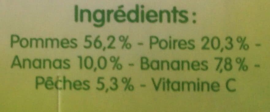 Blédina BLEDINA POTS FRUITS Cocktail de Fruits 4x130g Dès 6 Mois packshot