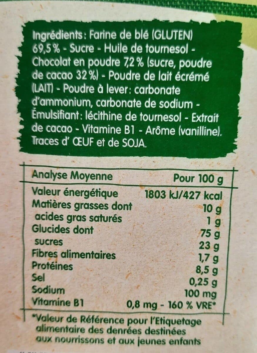 Blédina Mon 1er Biscuit au Chocolat packshot
