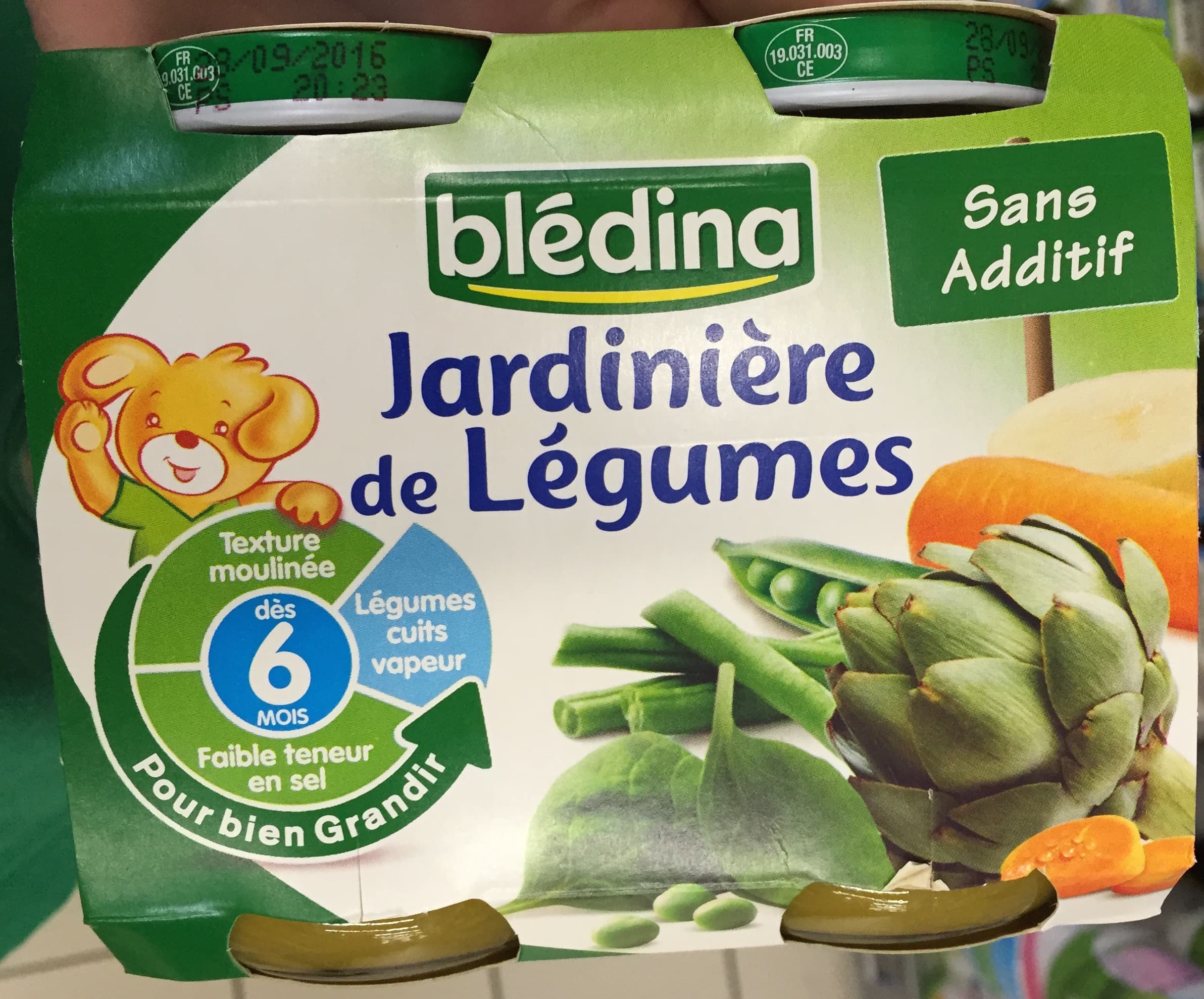 Blédina Jardinière de légumes packshot