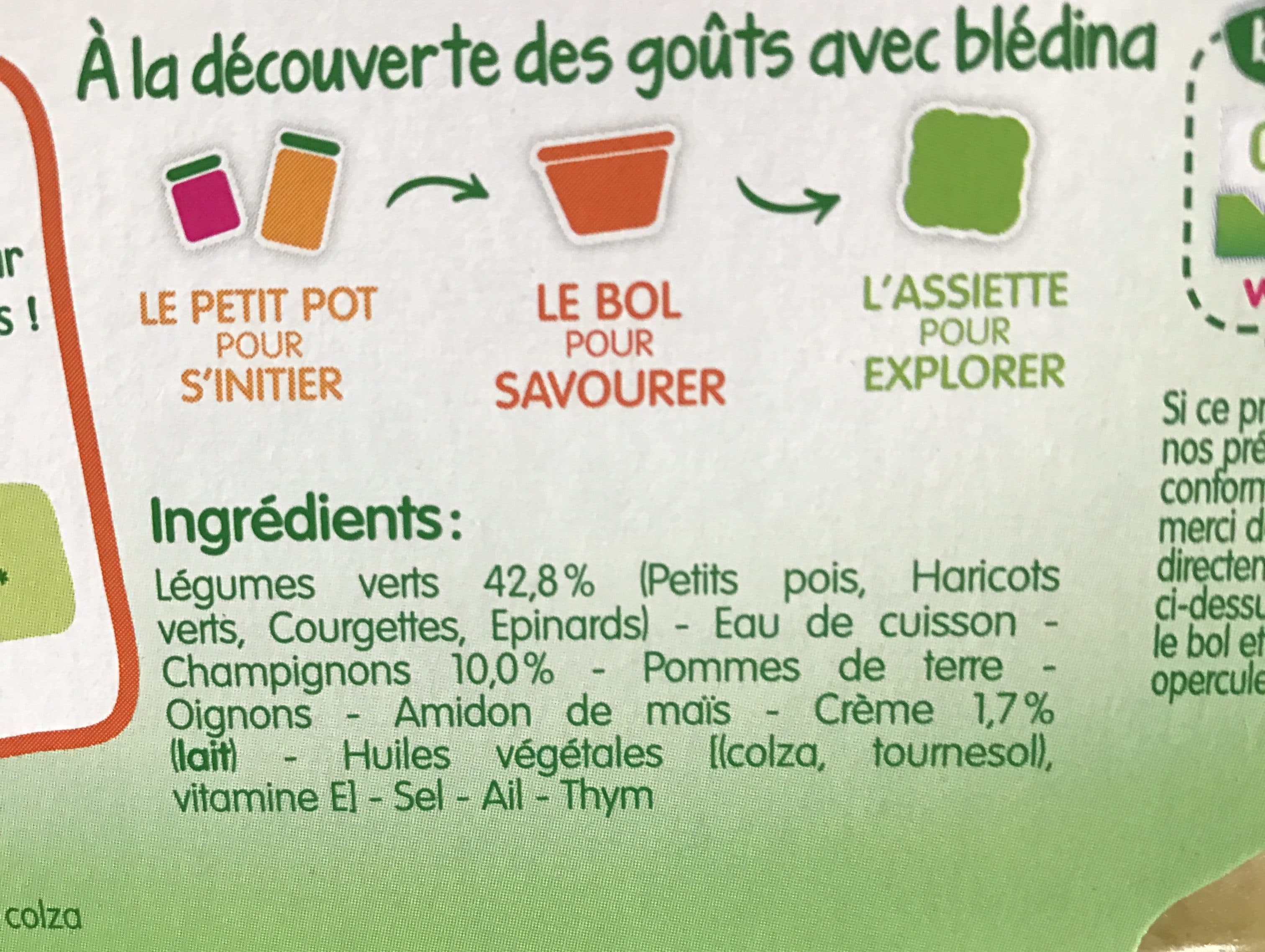Blédina Légumes à la provençale poulet packshot