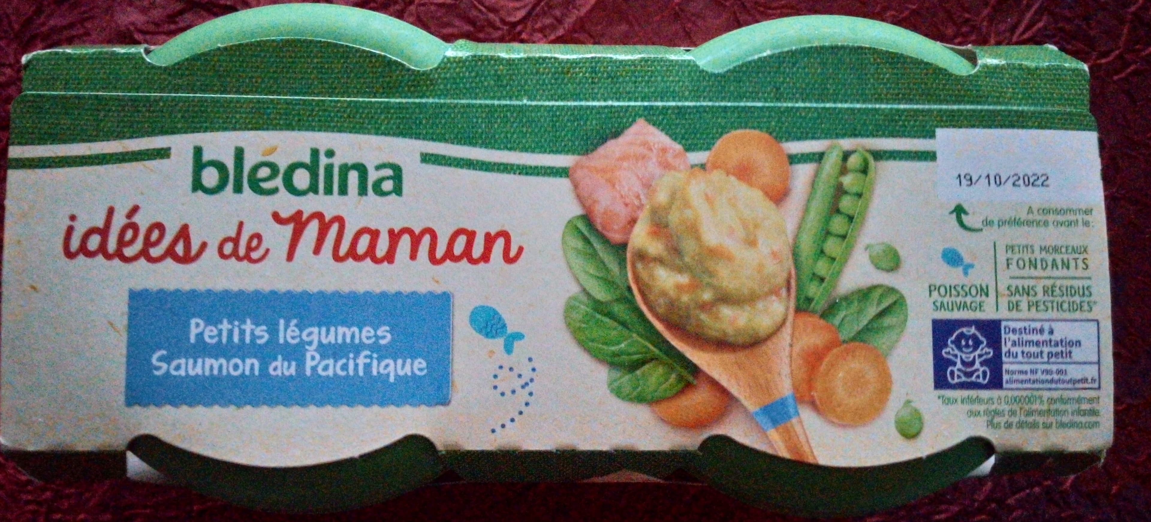 Blédina Idées de Maman - Petits légumes saumon du Pacifique packshot