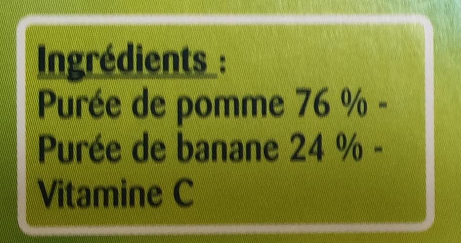 Blédina Pomme Banane packshot