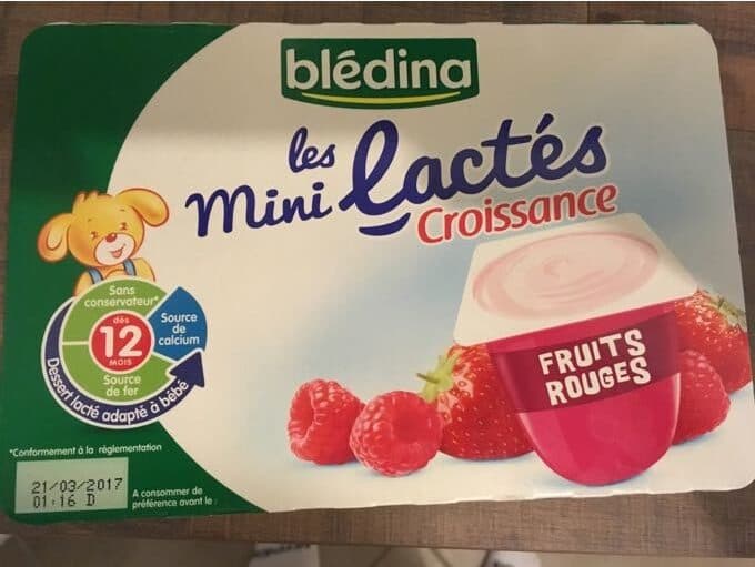 Blédina PACK 6X60G PETIT BLEDINA FRUITS / ROUGES 6 MOIS BLEDINA packshot