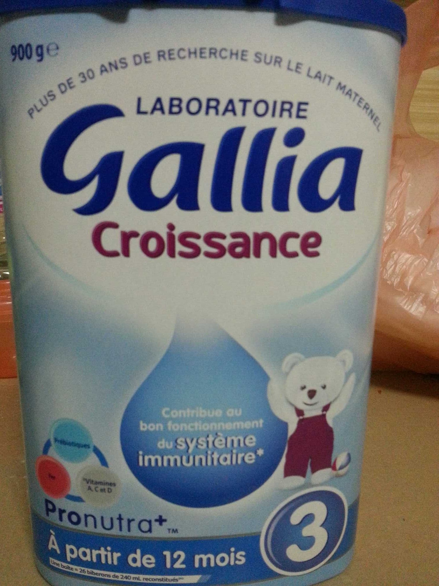 Gallia Le lait maternel croissance packshot