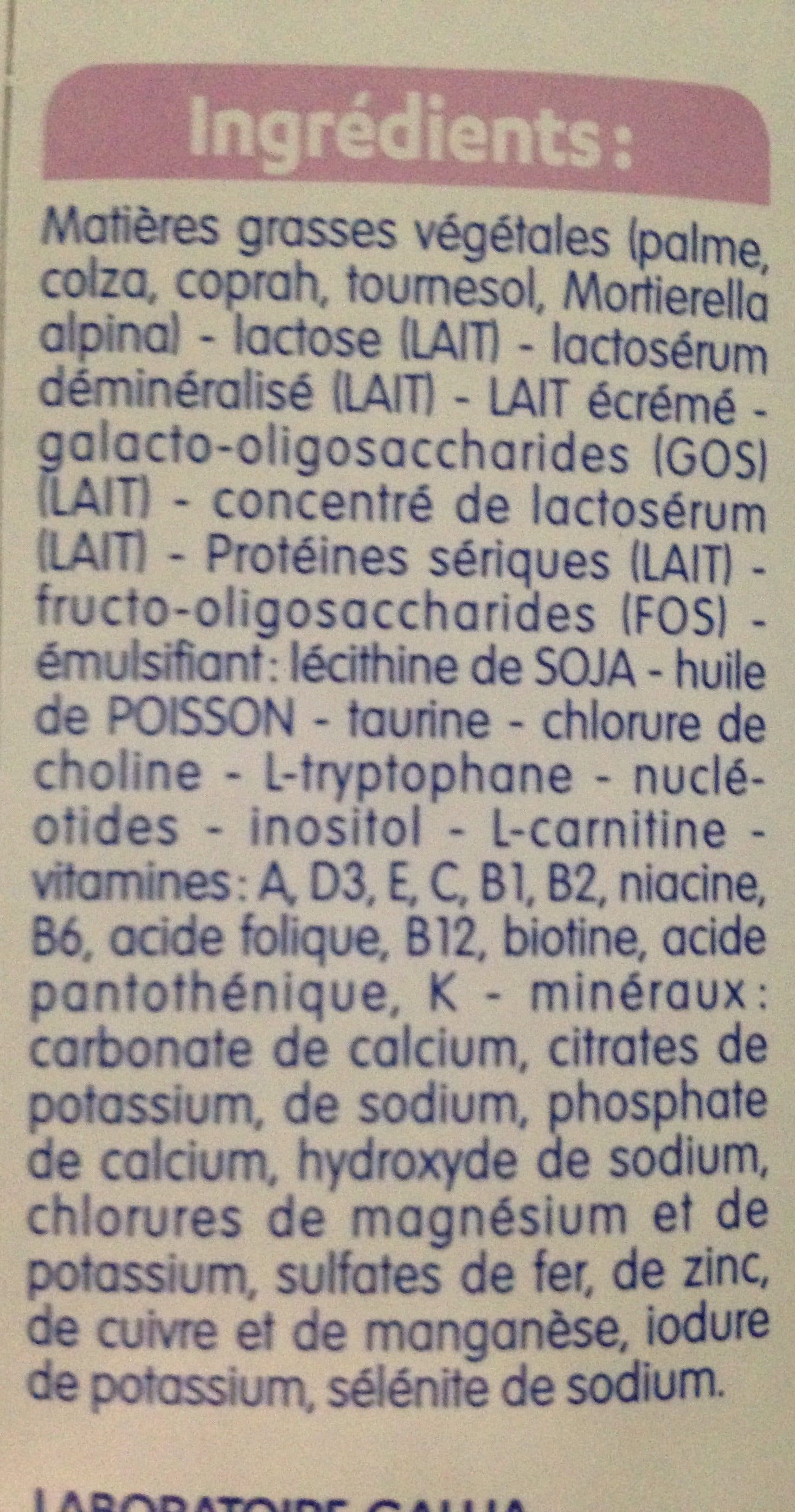 Gallia GALLIA CALISMA RELAIS 1er âge 900g De 0 à 6 mois packshot