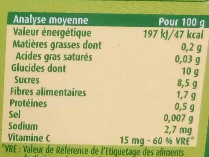 Blédina Pommes Pêches Fraises packshot