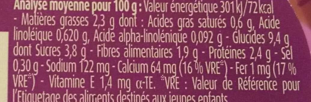 Blédichef Tendresse de semoule et son mouliné de carottes au lait packshot