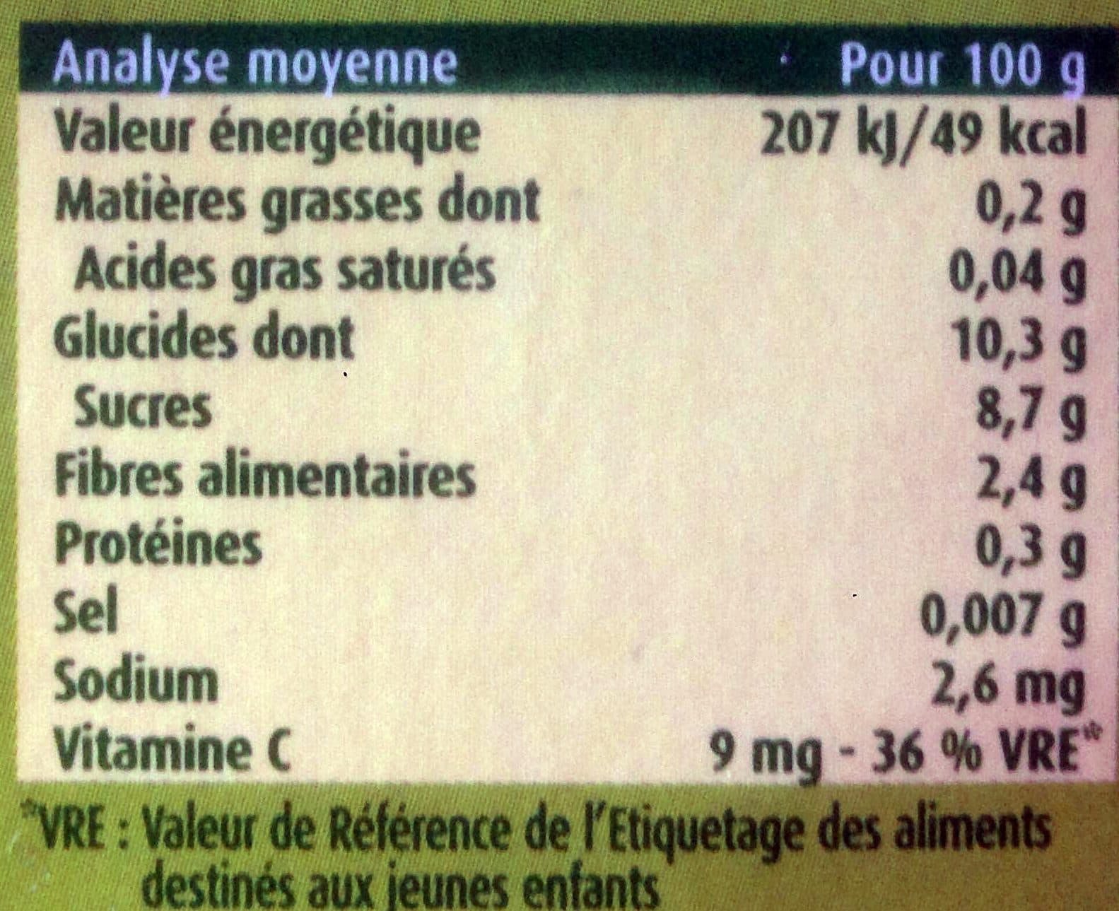Blédina Pommes Poires Vanille packshot