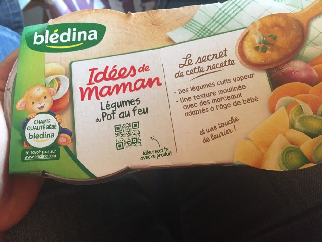 Blédina IDEES DE MAMAN BOLS 2x200g Légumes du Pot au feu Dès 12 mois packshot