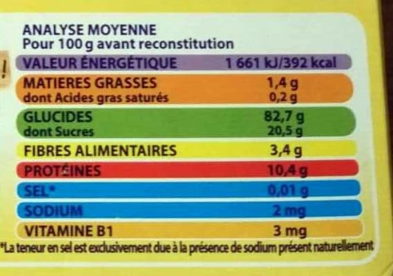 Blédina Blédine multicéréales packshot