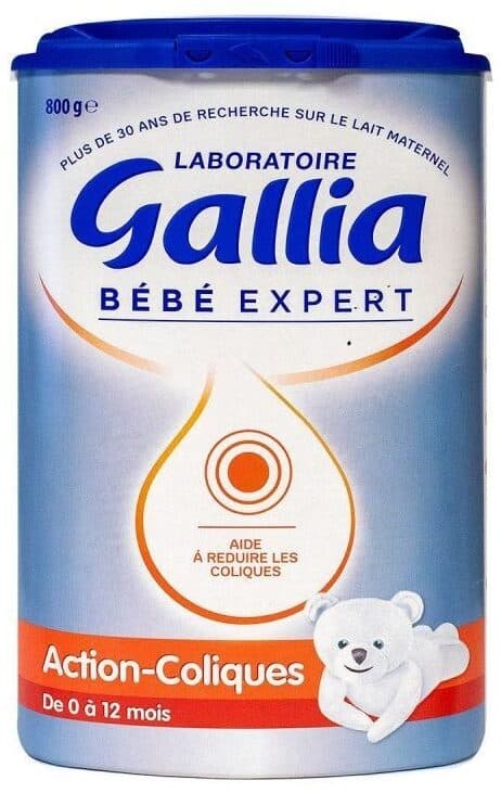 Gallia Lait Action-coliques - Aide à Réduire Les Coliques 1er Et 2e Age - Gallia - 800G packshot